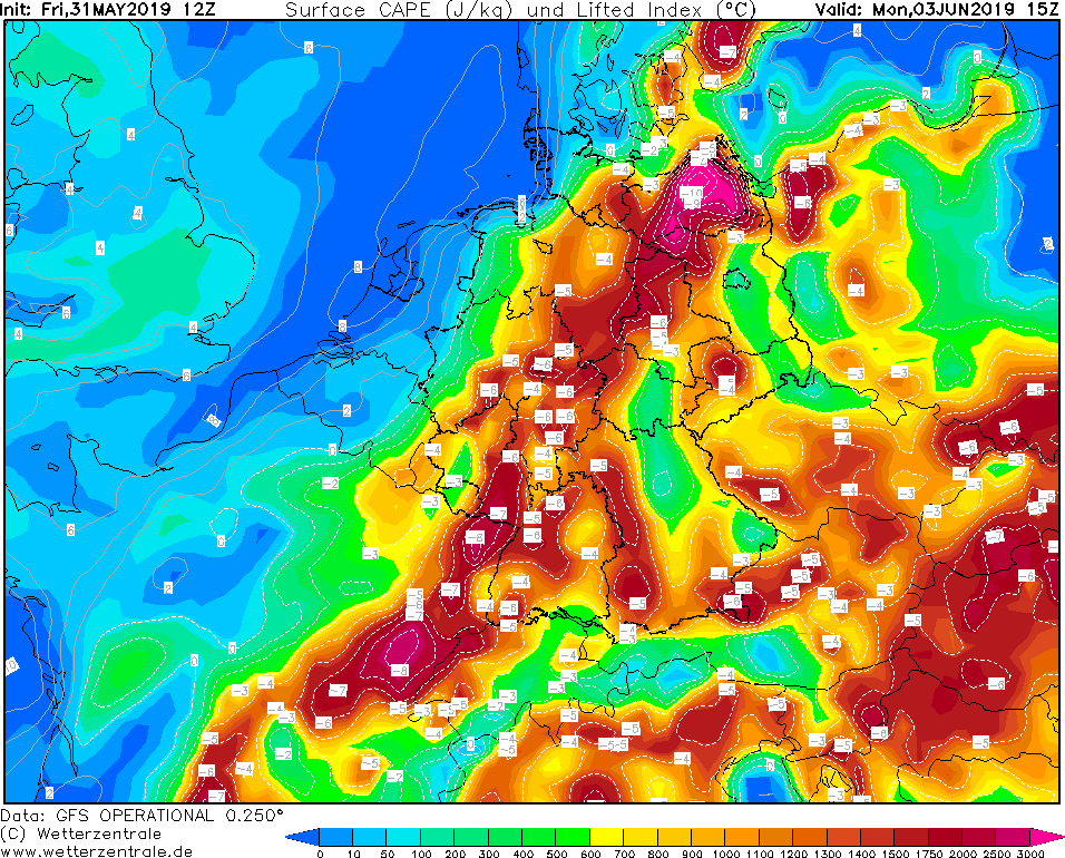 CAPE maandag 3 juni