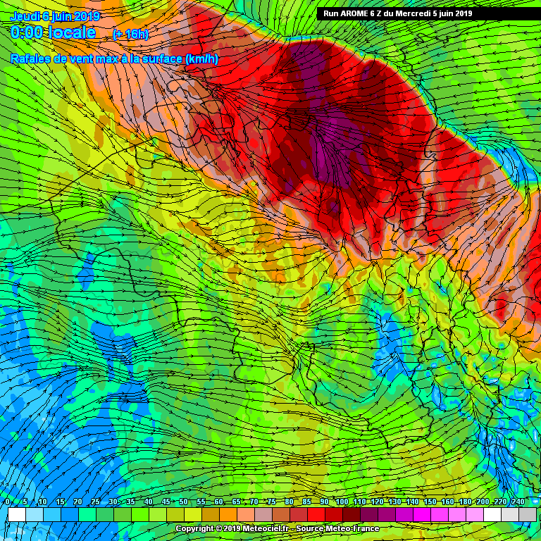 Windstoten AROME 05062019