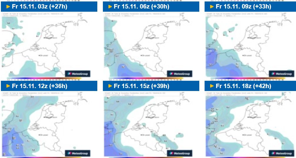 Vrijdag ecmwf 14-11