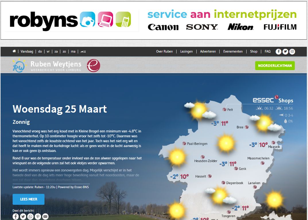Adverteren groot scherm