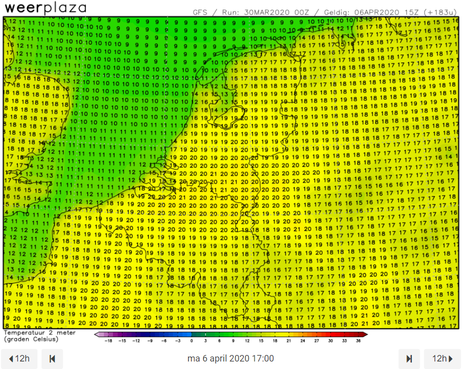 temp maandag 30032020