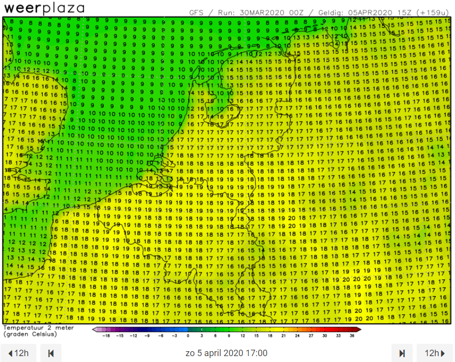 temp zondag 30032020