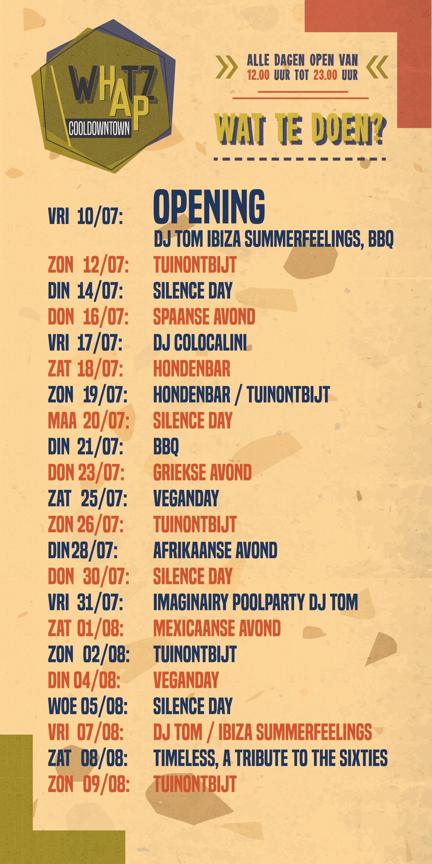 Programma CoolDownTown