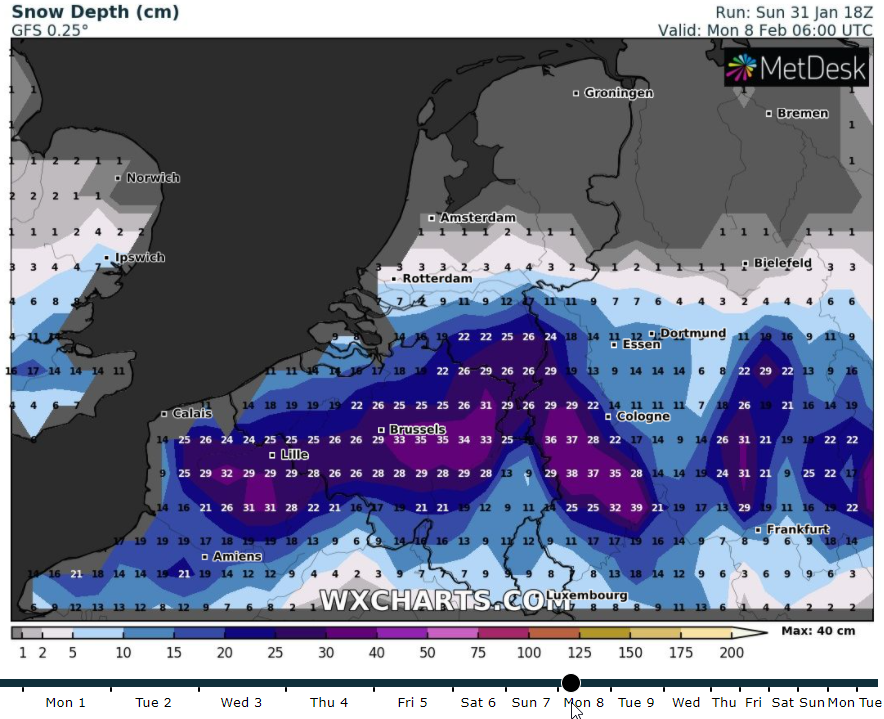 GFS snow zon18