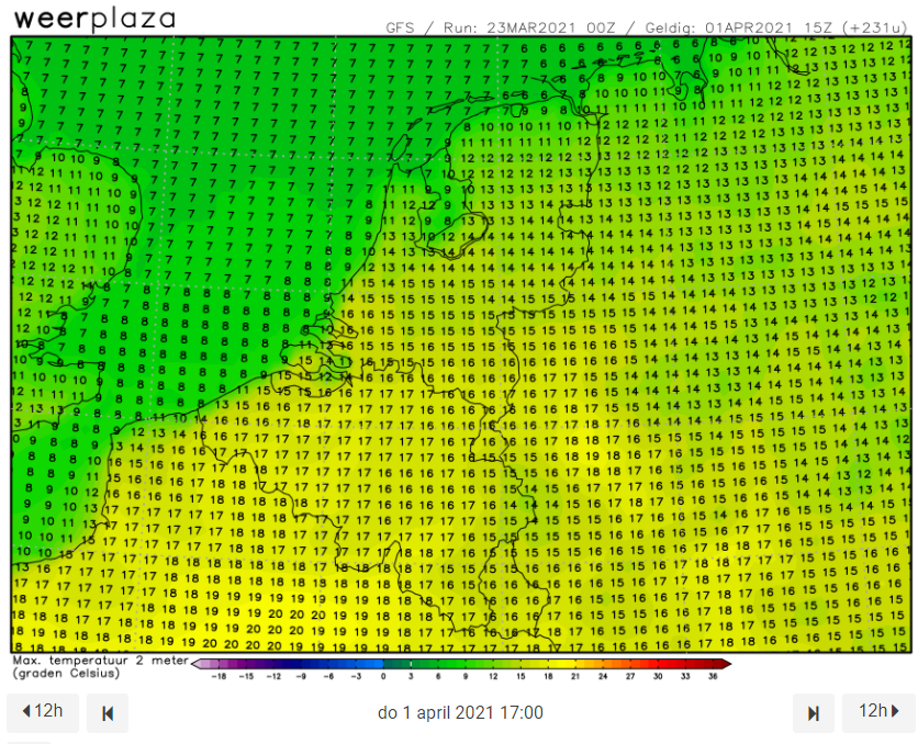 donderdag gfs 23032021